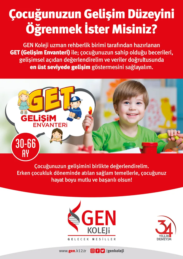 GET Gelişim Envanteri (30-66 ay)