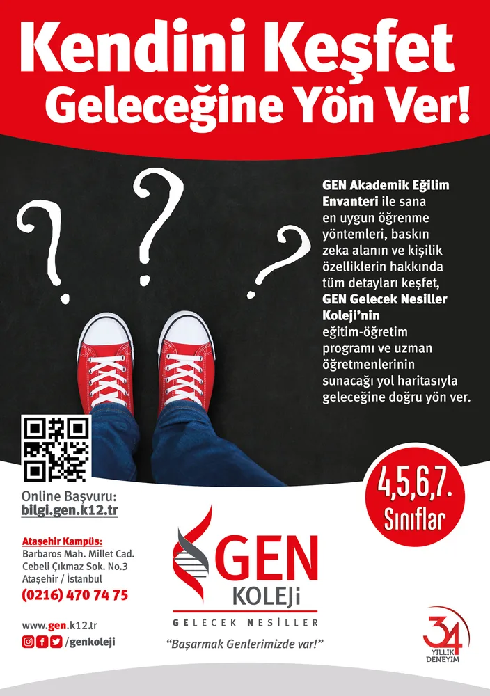 Kendini Keşfet Envanteri (4-7. sınıf)
