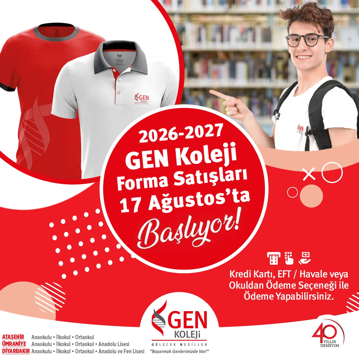 GEN Koleji Forma Satışları